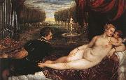 TIZIANO Vecellio Venus with Organist and Cupid oil painting picture wholesale